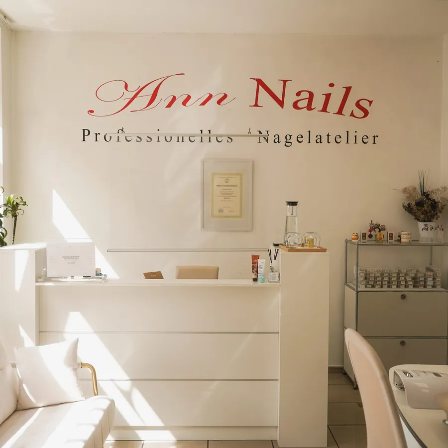 Empfangsbereich im Nagelstudio Ann Nails, Bielefeld